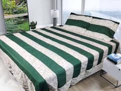 3 piece cotton bed sheets (home delibery )