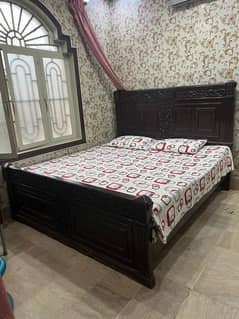 wooden bed for sale