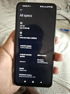 Redmi Note 9 4gb with box