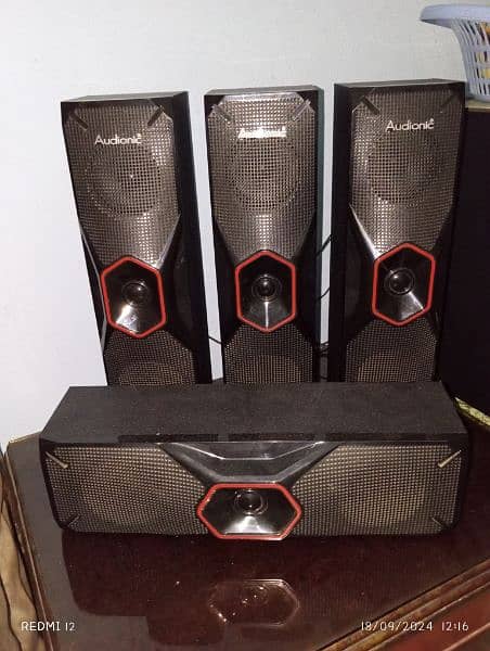 Audionic pace 8 home theater 5 in 1 home theater new condition 1