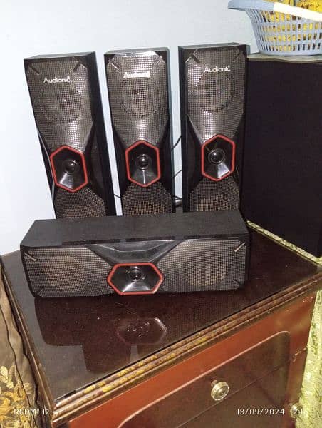 Audionic pace 8 home theater 5 in 1 home theater new condition 6