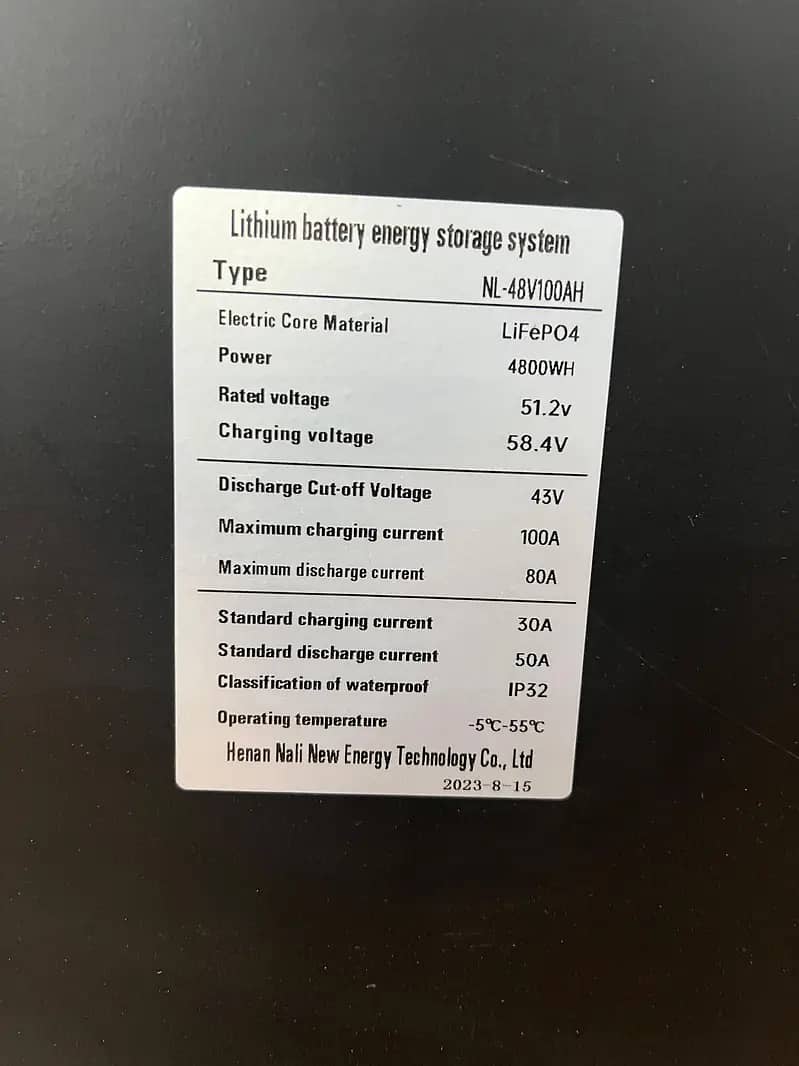 lithium phosphate battery 12and 48 Bolts 1