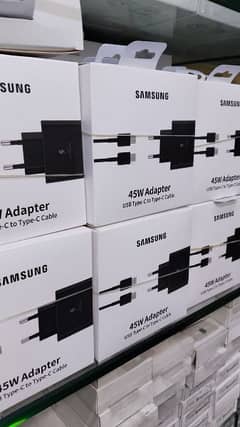 Samsung 45W Type C Fast Charger | Type C to Type C charger In Pakistan