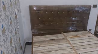 Brand New King Size Poshish Bed With New Matress Watsapp 03004252020