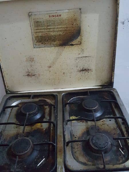 Singer ka cooking range good condition 1