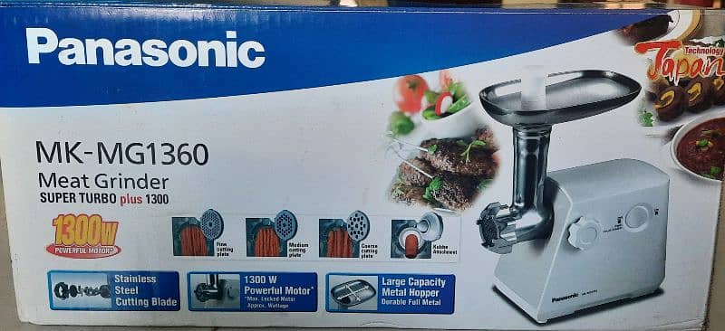 Panasonic Meat Grinder 1