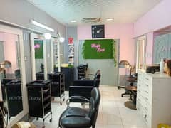 Parlour/Salon Setup For Sale with Rented Space