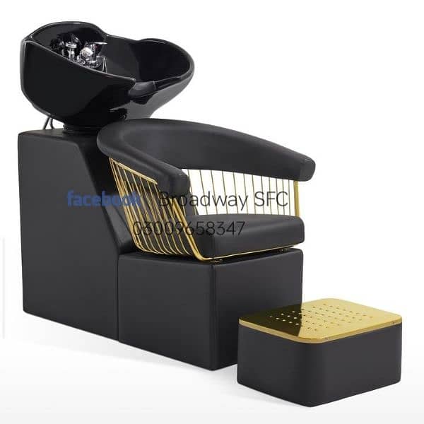 Salon chair Barber chair Pedicure Shampoo unit Facial bed 6