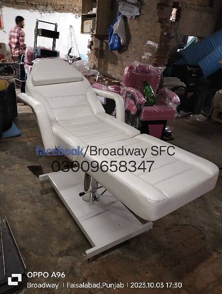 Salon chair Barber chair Pedicure Shampoo unit Facial bed 12