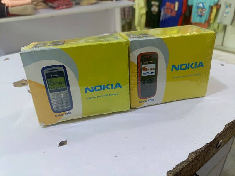 Nokia 1208 and 1200 Available Box Pack 3