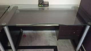 Glass top office tables