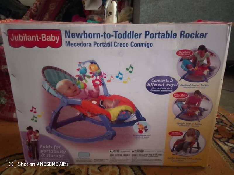 Portable Rocker for newborn to toddlers 1