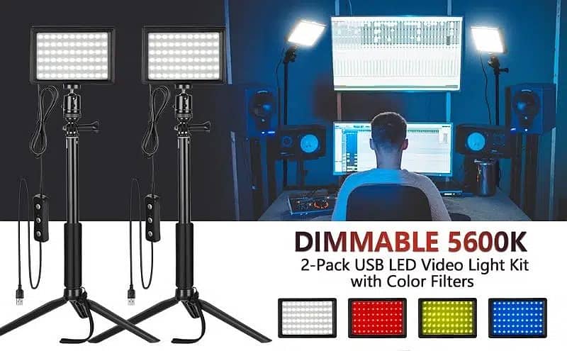 NEEWER ZC-10S LED VIDEO LIGHTING KIT| SHOOTING LIGHTS | RING LIGHT 0