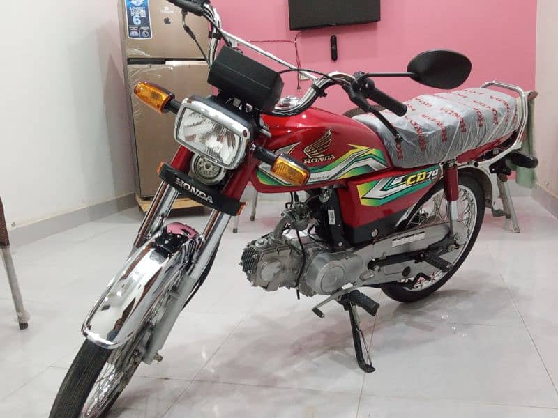 Honda CD70 Brand New (2023) All Punjab Number, Call 03047646757 7