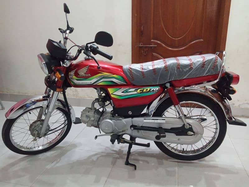 Honda CD70 Brand New (2023) All Punjab Number, Call 03047646757 11