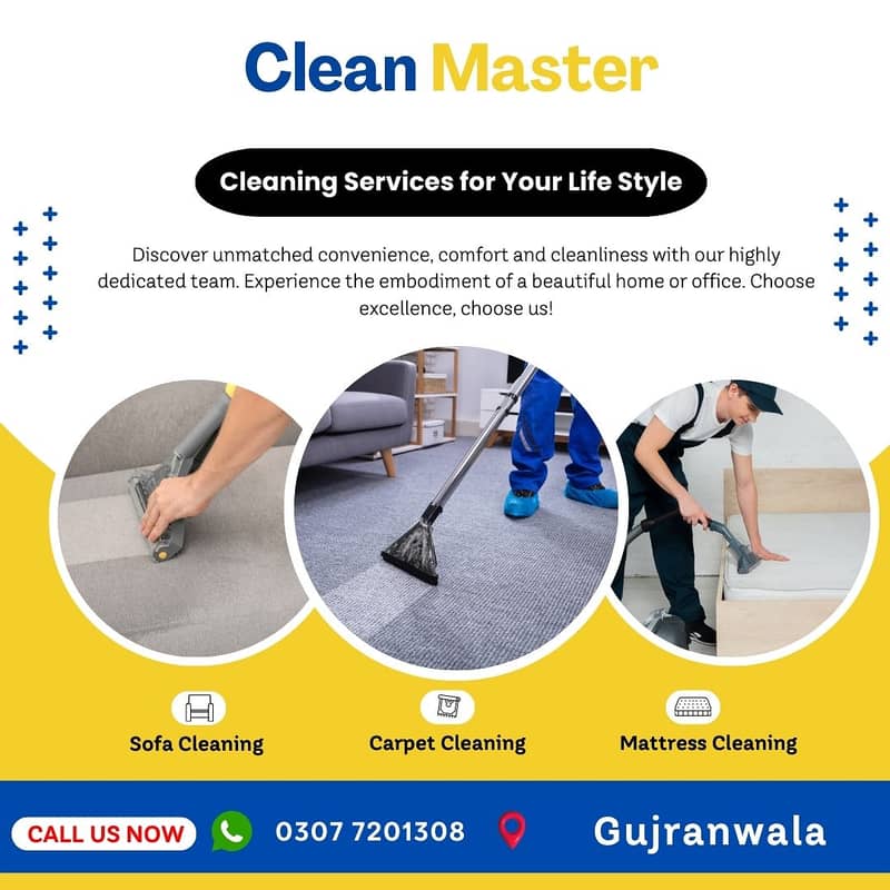 Sofa Cleaning in Gujranwala - Carpet wash - Curtains wash 1