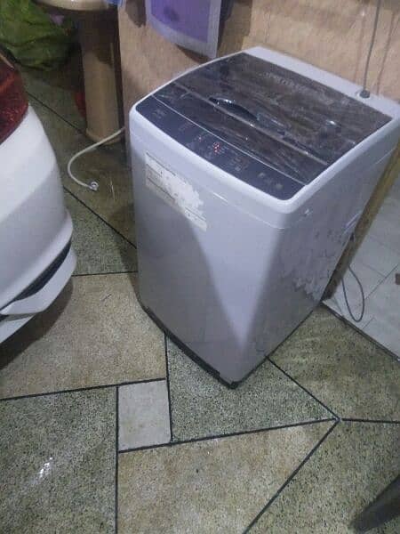 Haier automatic washing machine 8kg brand new 1