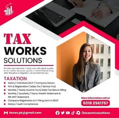 Tax Filer, FBR, Tax Consultant, Income Tax Return, Sales Tax, NTN