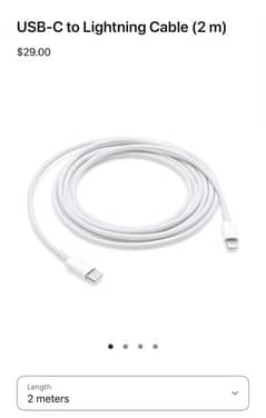 iPhone 2 meter type-C to lightning fast charging cable