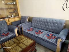 five seater sofa set few month used for sale