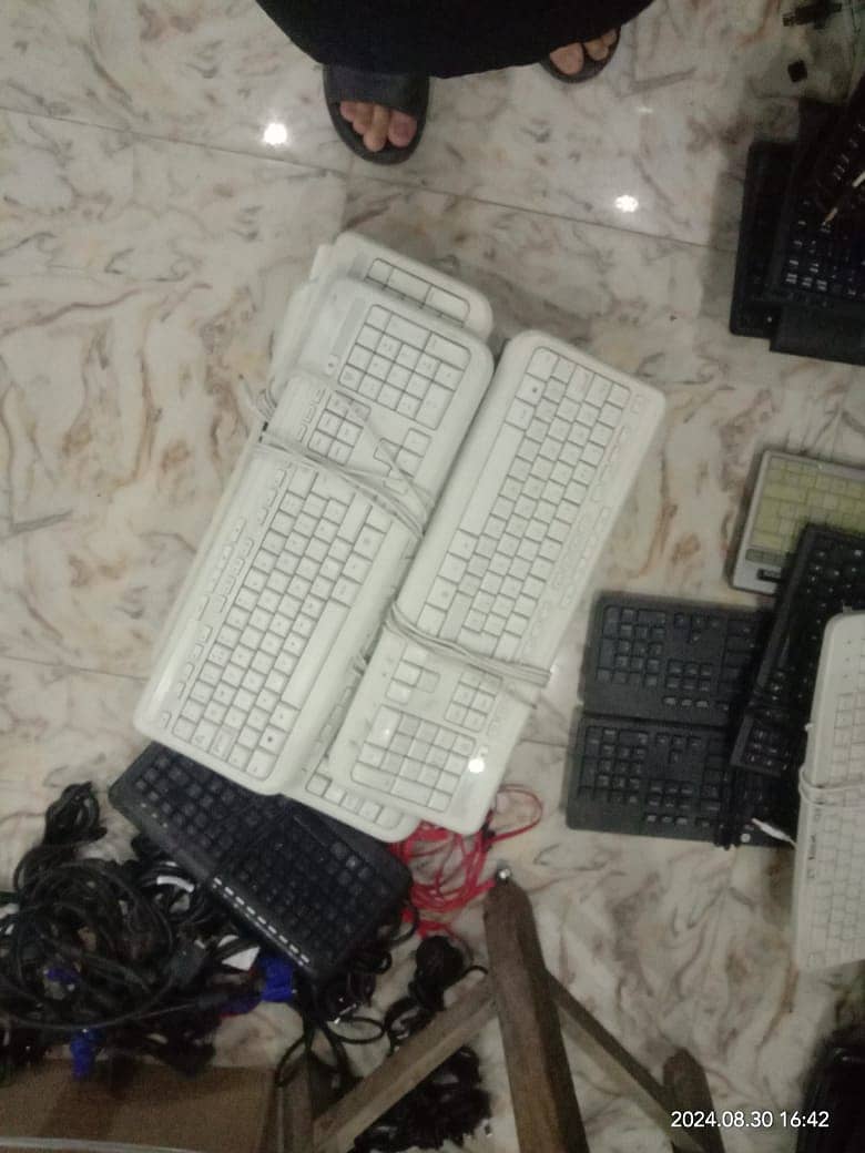 All branded keyboards and mouse available 6