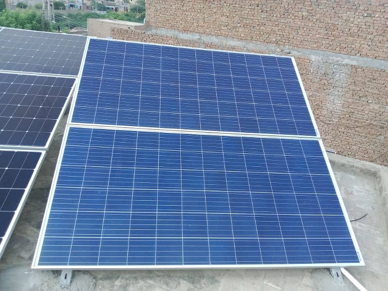 2 inverex company 330watts and 2 jesko company 340 watts solar panels 11