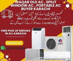 Used AC Buyer / Window AC /AC Split / Portable AC / Inverter AC