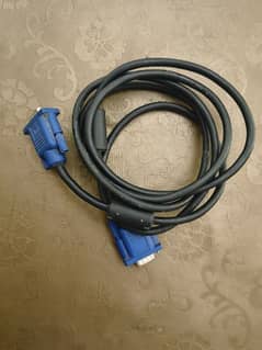 VGA cable and power supply cable