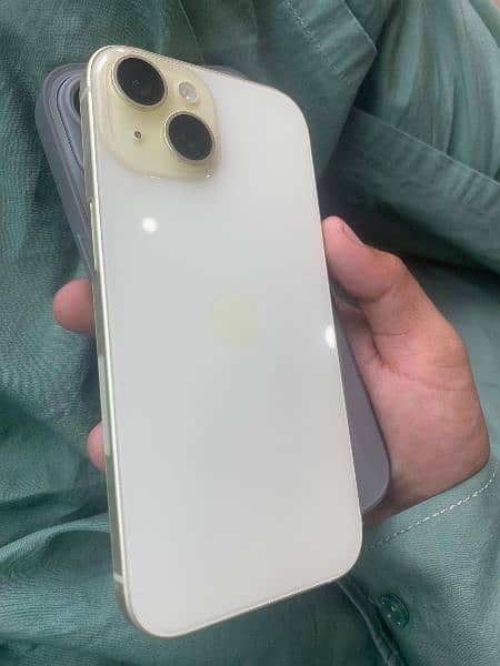 iphone 15 jv full box  yellow colour 99% 1