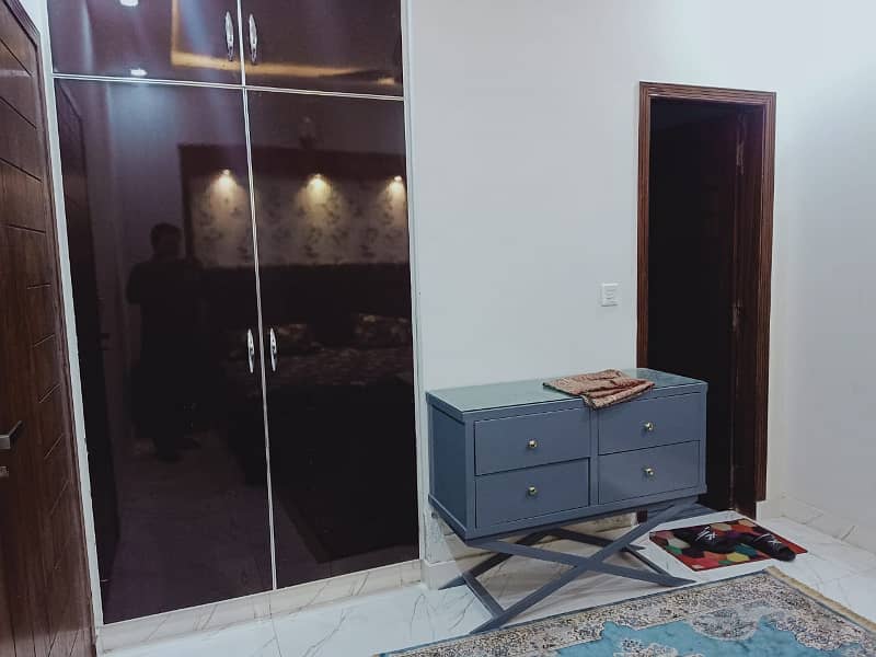 5 Marla Like Brand New Full Furnished House For Rent secter D BahriaTown Lahore 15