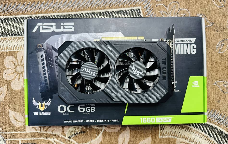 ASUS TUF GAMING GTX 1660 SUPER | GRAPHICS CARD | 6GB OC EDITION 0