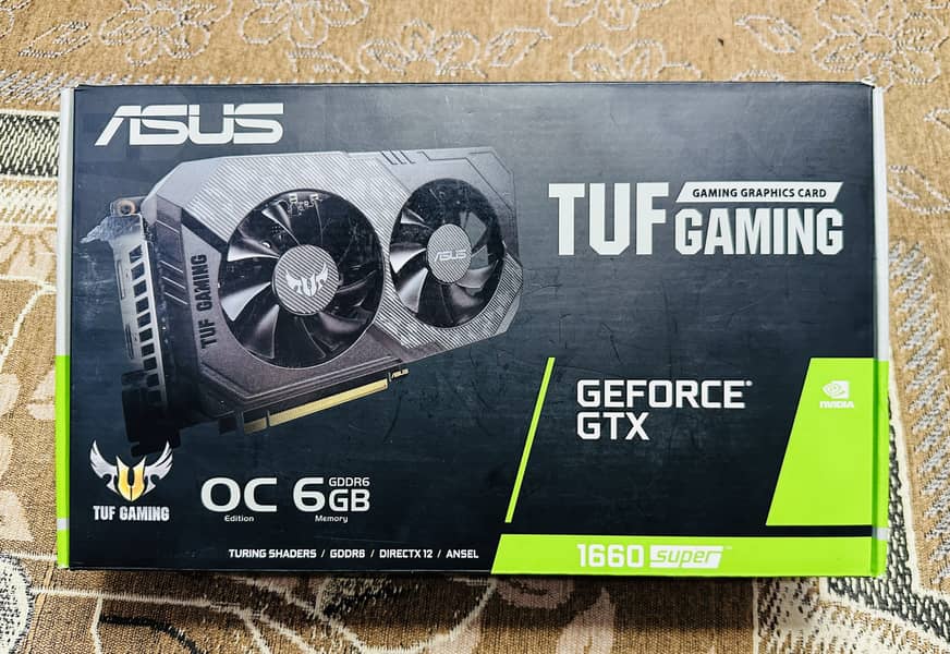 ASUS TUF GAMING GTX 1660 SUPER | GRAPHICS CARD | 6GB OC EDITION 8