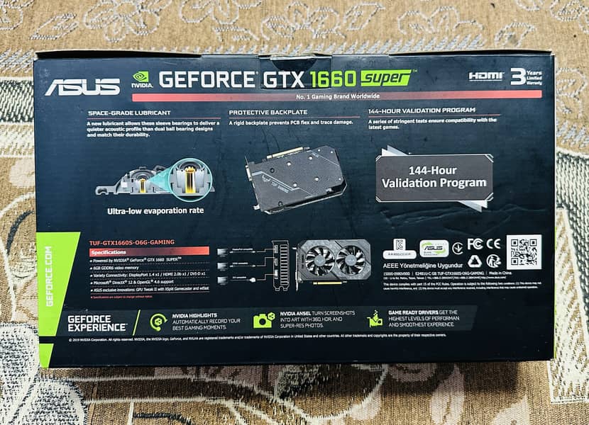 ASUS TUF GAMING GTX 1660 SUPER | GRAPHICS CARD | 6GB OC EDITION 9