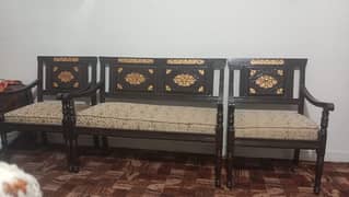 wooden sofa set 0