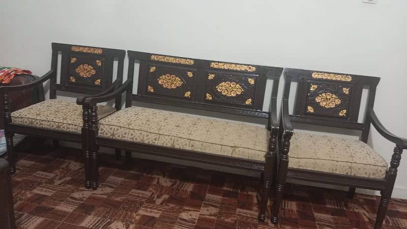 wooden sofa set 1