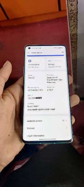 OnePlus 8pro 10/10 condition update hona ki waja sa fingers nahi chlta 3