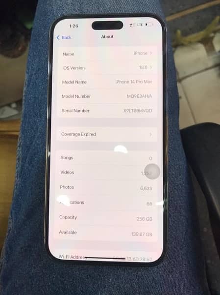 iphone 14 pro max 256 gb pTA approved 3