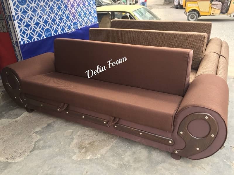 Wooden Sofa Cum Bed 9