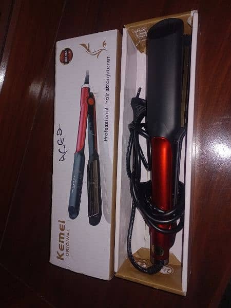 KEMEI Original Hair Crimper/ Straightener 1