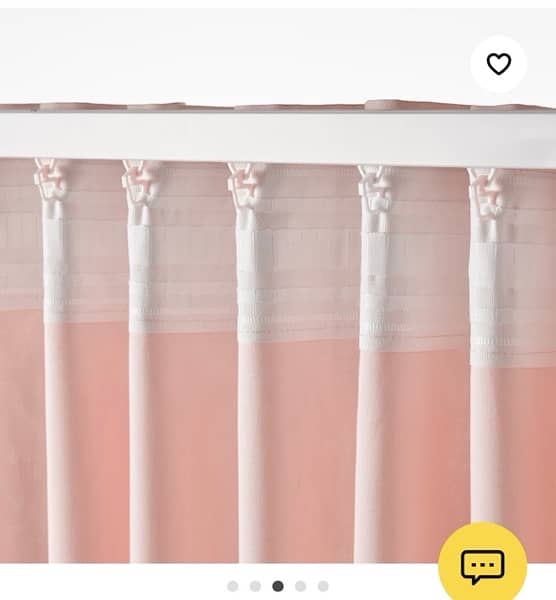 ikea blackout pink polyester curtains pair of 2 5