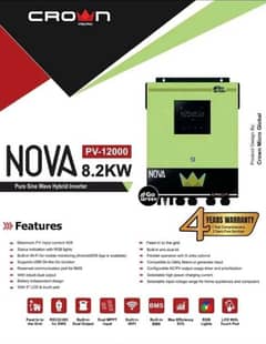 nova 8.2kw pv12000