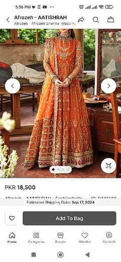 frock  and gharara for sale