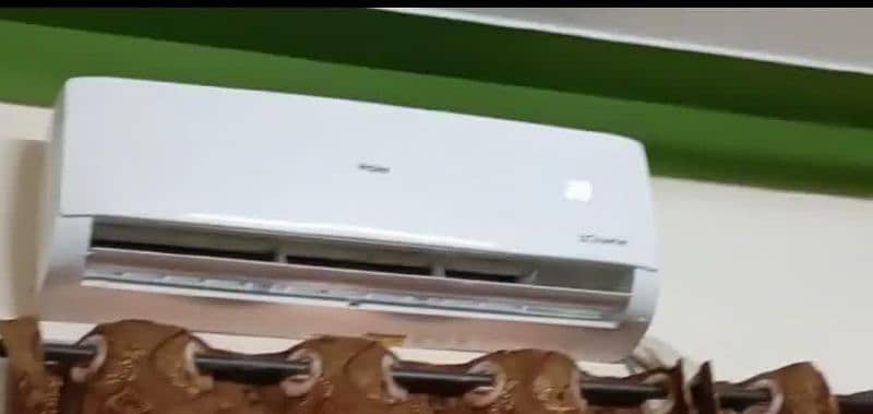 Haier DC inverter ac 1.5ton With Complete Box Call Number 03207353182 1