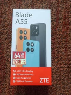 ZTE blade a55 new only 1 week uee hai with all accessories 0