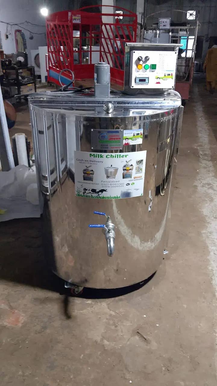 Milk chiller, Electric milk chiller, Milk Boiler, Milk colling 7