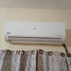 haier AC DC  1.5 new condition urjnt sale