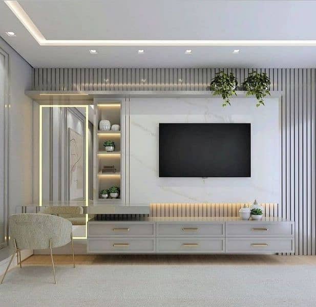 Media Wall Feature Wall. Molding Wall. Bedroom Wall. TV Wall Unit. LCD 11