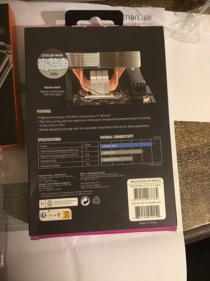 Cooler Master MasterGel Maker thermal paste (new brand sealed) 1