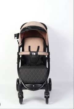 Baby Stroller  Foldable with Suspension  (Brown)