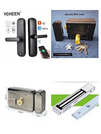 fingerprint electric door lock smart digital access control system 1